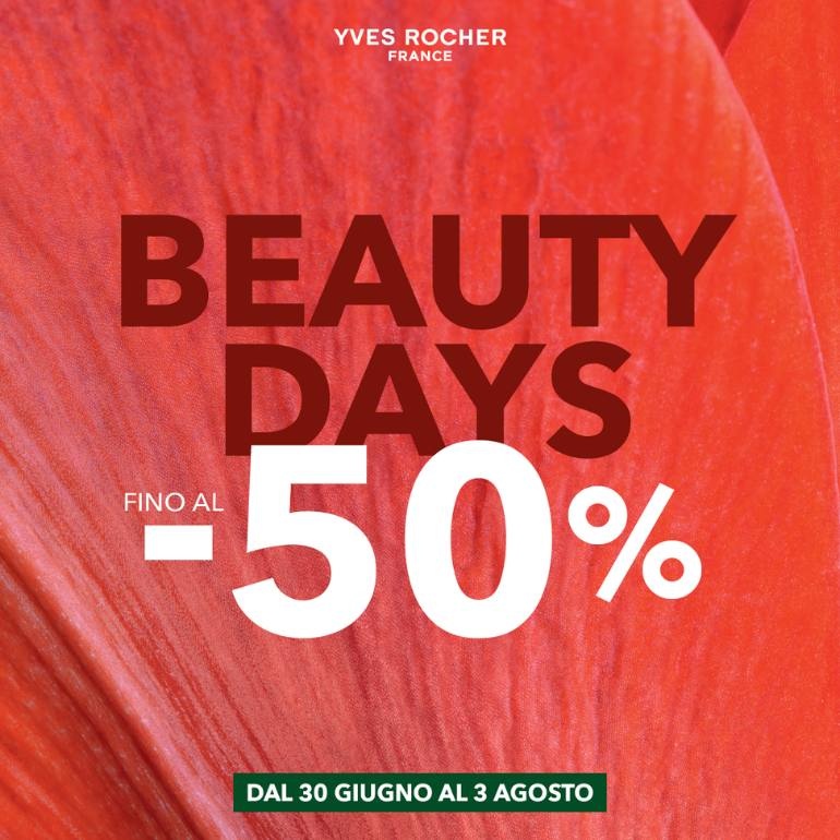 Beauty Days - Offerte Incredibili da Yves Rocher!